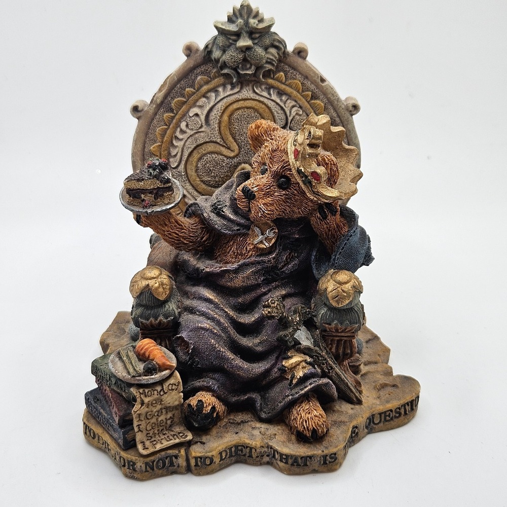 VTG Boyds Bears Prince‎ Hamalot Figurine 1997 Celebration Edition Hamlet Bear